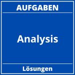 Aufgaben Analysis PDF
