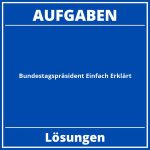 Aufgaben Bundestagspräsident Einfach Erklärt PDF