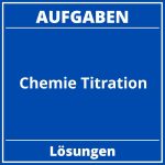 Chemie Titration Aufgaben Lösungen PDF