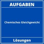 Chemisches Gleichgewicht Aufgaben PDF