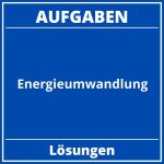 Energieumwandlung Aufgaben PDF