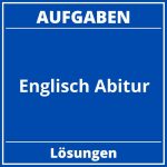 Englisch Abitur Aufgaben PDF