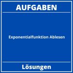 Exponentialfunktion Ablesen Aufgaben PDF