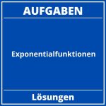Exponentialfunktionen Aufgaben PDF