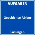 Geschichte Abitur Aufgaben PDF