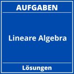 Lineare Algebra Aufgaben PDF