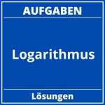 Logarithmus Aufgaben PDF