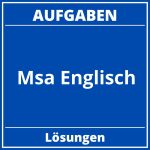 Msa Englisch Aufgaben Und Lösungen PDF
