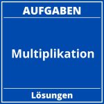 Multiplikation Aufgaben PDF