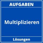 Multiplizieren Aufgaben PDF