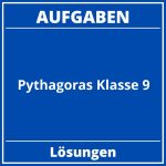 Pythagoras Aufgaben Klasse 9 PDF