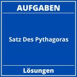 Aufgaben Satz Des Pythagoras PDF